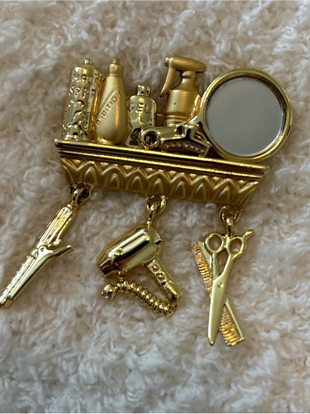 Danecraft hair salon brooch